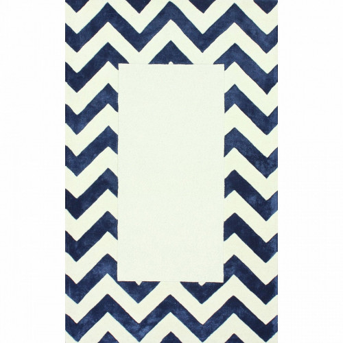 ковер zig zag синий с квадратом 120х180 в Пензе