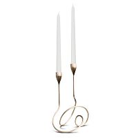 подсвечник латунь на 2 свечи loop, 26,5 см в Пензе