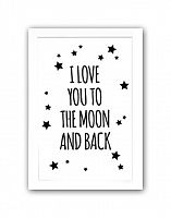 постер to the white moon and back а3 в Пензе