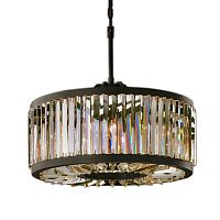 люстра welles round d50 черная, прозрачное стеко в Пензе