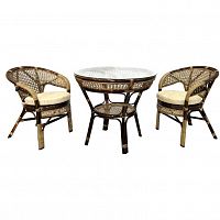 обеденный комплект lunch-2 на 2 персоны, коричневый в Пензе