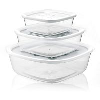 набор из 3-х контейнеров forme casa белый в Пензе