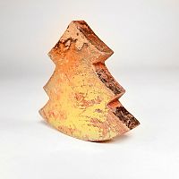 украшение новогоднее ель золотая golden tree, 15х14х2,5 см в Пензе