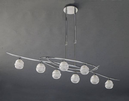 подвесная люстра mantra loop chrome 1800 в Пензе