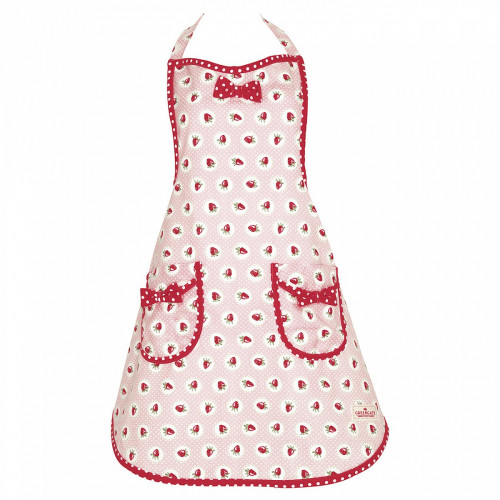 фартук strawberry pale pink w/bow в Пензе