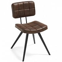 стул lola seat pu brown ноги эпоксидный черный c592u09 от la forma (ex julia grup) в Пензе