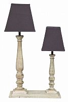 ножки для абажура на подставке светлые патина (без абажуров) в Пензе