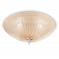 потолочный светильник ideal lux shell pl4 ambra в Пензе