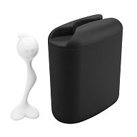 контейнер для хранения продуктов с ложкой hot stuff l, чёрный в Пензе