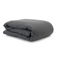 пододеяльник изо льна темно-серого цвета essential 150х200 в Пензе