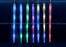 занавес светодиодный уличный «сосульки» 300см (11126) uld-e3005-210/dtk rgb ip44 frosted icicle в Пензе