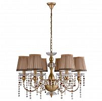 подвесная люстра crystal lux alegria sp6 gold-brown в Пензе