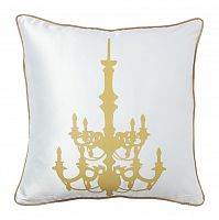 подушка с золотым канделябром chandelier white в Пензе