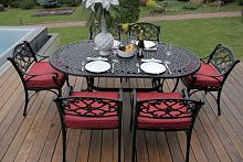 комплект мебели из литого алюминия больцано на 6 персон в Пензе