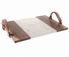 поднос-разделочная доска коричневого цвета в Пензе