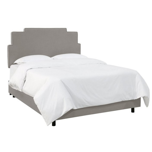 кровать двуспальная 180х200 серая paxton gray linen в Пензе