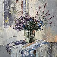 картина маслом сине-фиолетовый в Пензе