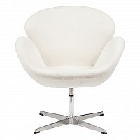 кресло swan chair белое в Пензе