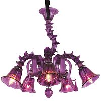 подвесная люстра arte lamp corno a8023lm-5cc фиолетовая в Пензе