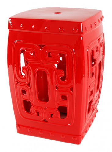 керамический столик-табурет oriental stool red в Пензе