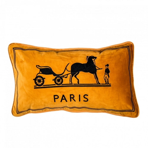 декоративная подушка old paris оранжевый в Пензе
