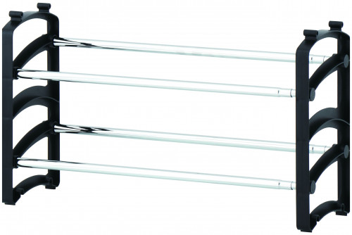 этажерка для обуви unistor duo двух ярусная раздвижная. полка-подставка для обуви в Пензе