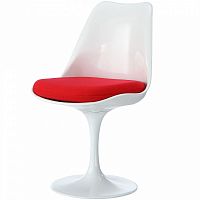 стул eero saarinen style tulip chair красная подушка в Пензе