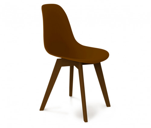 стул dsw коричневый s39 (eames style) в Пензе