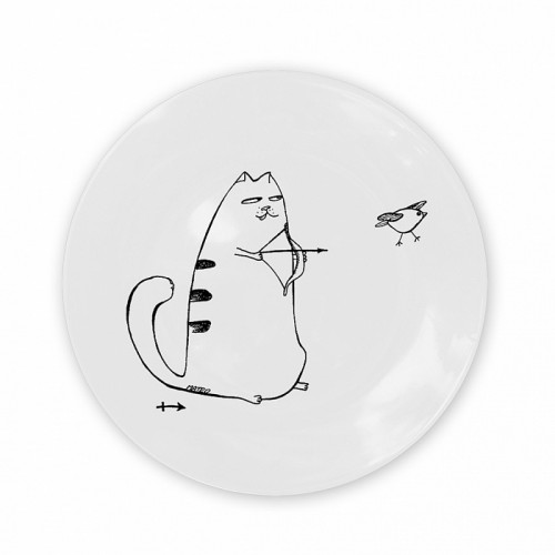тарелка кот-стрелец в Пензе