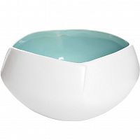 салатник бело-бирюзовый 20*20*10.5 в Пензе