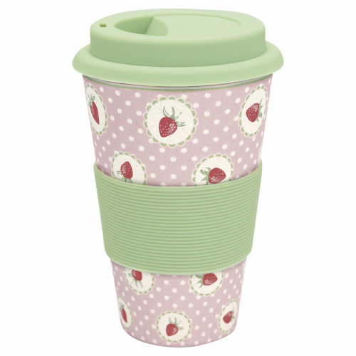 кружка на вынос strawberry pale pink в Пензе