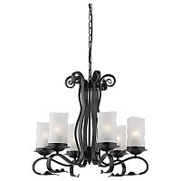 подвесная люстра arte lamp scroll a7915lm-6bk в Пензе