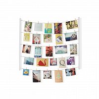 панно с зажимами для 40 фотографий hangit белое в Пензе