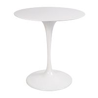 стол eero saarinen style tulip table top mdf d70 глянцевый белый в Пензе