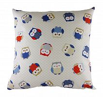 подушка с принтом owl print blue в Пензе