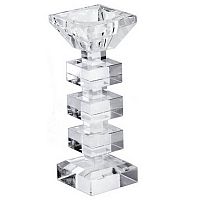 подсвечник хрустальный квадратный вавилон vavilon, 17 см в Пензе