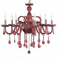 подвесная люстра ideal lux giudecca sp8 rosso в Пензе