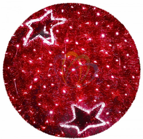 фигура led шар 120 см, красный в Пензе