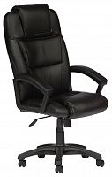 компьютерное кресло tetchair бергамо (крестовина пластик, обивка кож/зам) для руководителя в Пензе