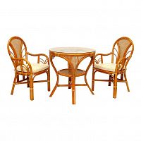 комплект обеденный lamokko-2 на 2персоны коричневый в Пензе