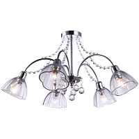 потолочная люстра arte lamp silenzio a9559pl-5cc хром в Пензе