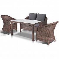 обеденная группа кон панна на 4 персоны серый в Пензе