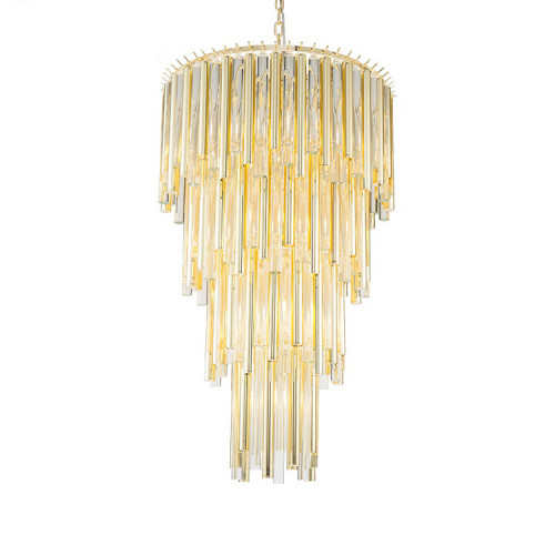 люстра gigi 13 gold от delight collection прозрачная/золото в Пензе
