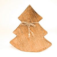 украшение новогоднее ель деревянная wooden tree, 23х23х2,5 см в Пензе