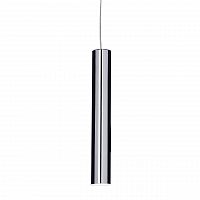 подвесной светодиодный светильник ideal lux ultrathin sp1 small round cromo в Пензе