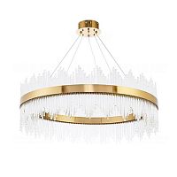 люстра stripglass 65 латунь, прозрачное стекло в Пензе