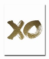 постер xo золотой a4 в Пензе