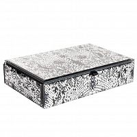 шкатулка для украшений кобра серая 23x15x5 см в Пензе