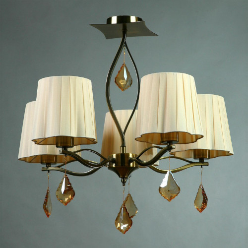 потолочная люстра brizzi bx03203/5 bronze cream в Пензе