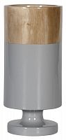ваза настольная rustic chic tube wood grey в Пензе